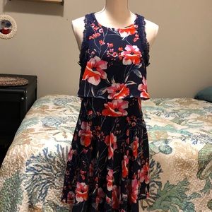 Striking Ivanka Trump lined dress